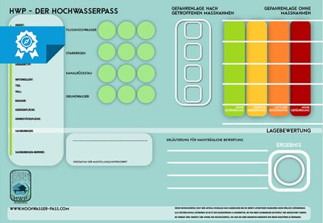 Innenansicht des Hochwasserpass
