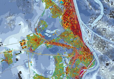 Ausschnitt Klimaanalyse Ludwigshafen