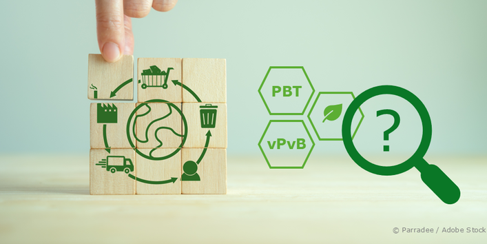 Kreislaufführung von Stoffen/Materialien und die Fragestellung, ob PBT-Stoffe oder ähnliches enthalten sind und dass diese Info dann eben auch immer mit weitergegeben wird