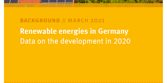 Cover Renewable energies in Germany 2021