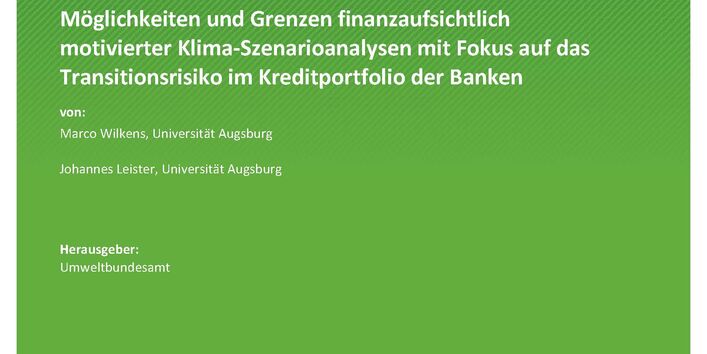 Cover von 2023-04-24_TEXTE_65-2023_Klima-Szenarioanalysen-in-Banken