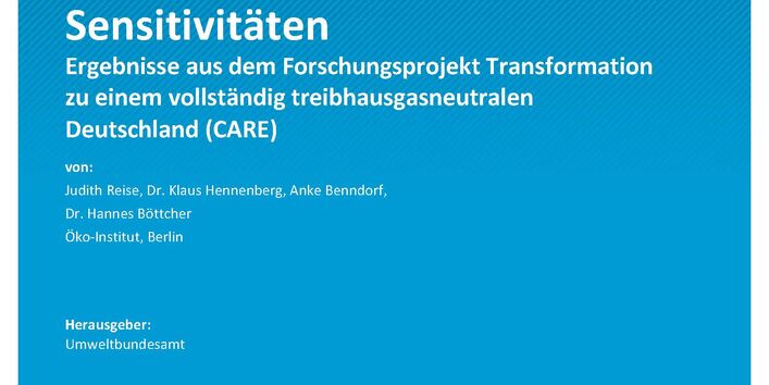 Cover des Berichts "Klimaschutzmaßnahmen im LULUCF-Sektor: Potenziale und Sensitivitäten"