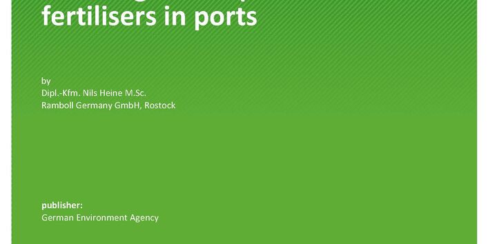 Cover des Berichts "Environmentally friendly handling techniques of fertilisers in ports"