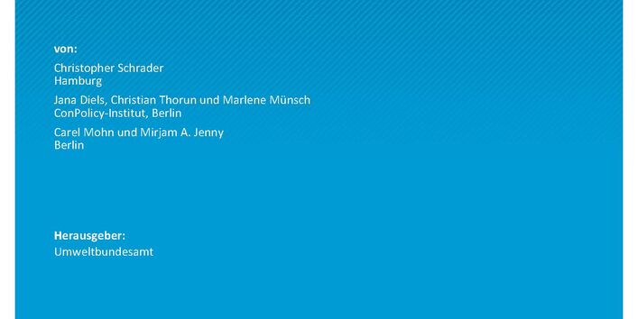 Cover des Berichts "Effiziente Ansätze in der Klimakommunikation"