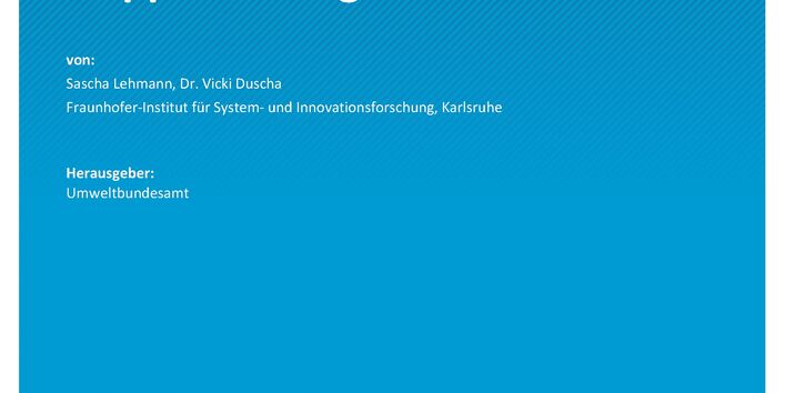 Cover des Berichts "Umgang mit CCU im EU-ETS 1 - Doppelzählung und Anreize"