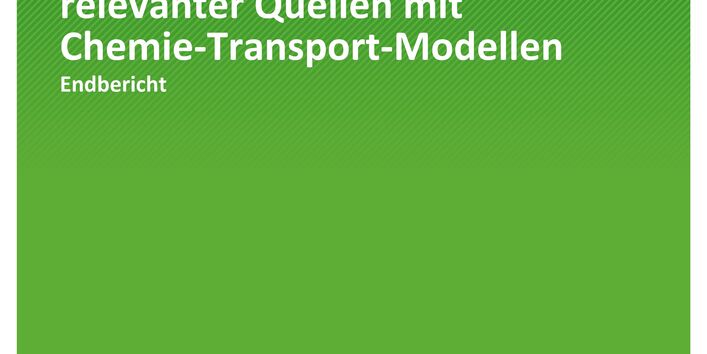 Cover des Berichts "Orientierende Erfassung von Black Carbon (BC) in Deutschland und Identifikation relevanter Quellen mit Chemie-Transport-Modellen"