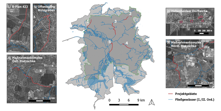 Pressefoto für die Nominierung der Stadt Leipzig, Amt für Stadtgrün und Bewässerung, „Integrierte Wasserkonzeption (InWako) für die Stadt Leipzig und die angrenzende Region“