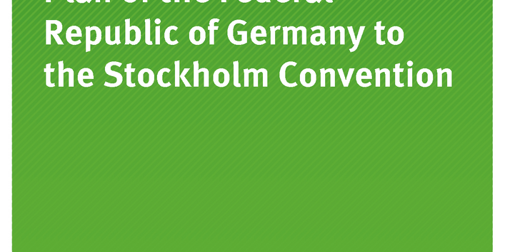 Cover of the publication Texte 85/2017 National Implementation Plan of the Federal Republic of Germany to the Stockholm Convention 
