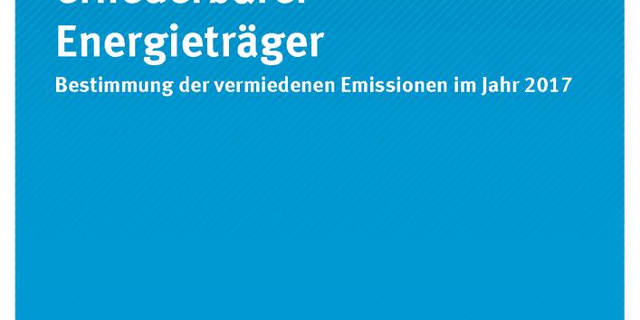 Cover der Publikation Climate Change 23/2018 Emissionsbilanz erneuerbarer Energieträger - Bestimmung der vermiedenen Emissionen im Jahr 2017