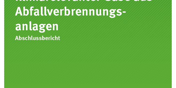 Cover der Publikation Texte 102-2018 Evaluation und Minderung klimarelevanter Gase aus Abfallverbrennungsanlagen