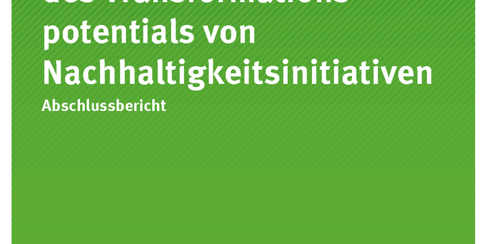 Cover der Publikation TEXTE 33/2019 Kriterien zur Bewertung des Transformationspotentials von Nachhaltigkeitsinitiativen