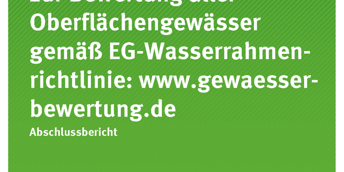 Cover der Publikation TEXTE 57/2019 Die Informationsplattform zur Bewertung aller Oberflächengewässer gemäß EG-Wasserrahmenrichtlinie: www.gewaesser-bewertung.de