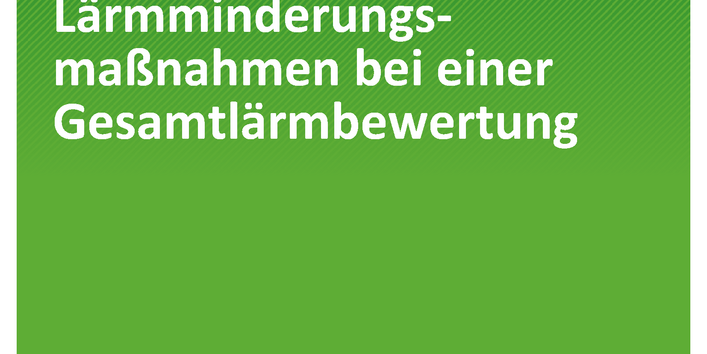 Cover der Publikation TEXTE 61/20189 Leitfaden zur Kostenverteilung von Lärmminderungsmaßnahmen bei einer Gesamtlärmbewertung
