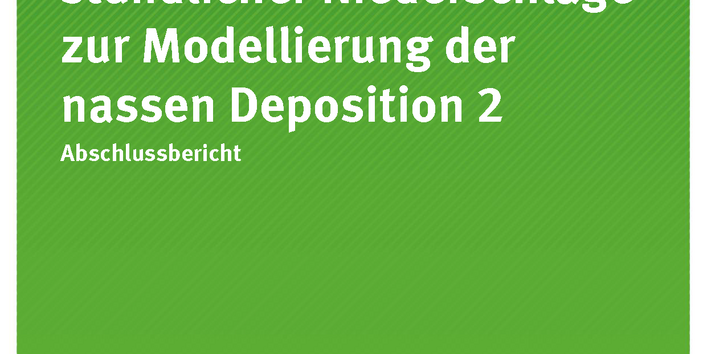Cover der Publikation TEXTE 69/2019 Regionalisierung stündlicher Niederschläge zur Modellierung der nassen Deposition 2