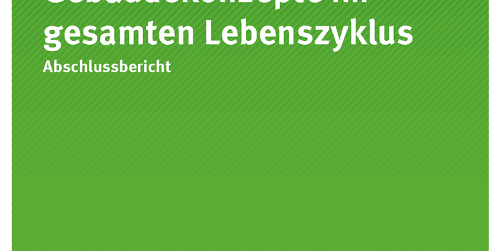 Cover der Publikation TEXTE 132/2019 Energieaufwand für Gebäudekonzepte im gesamten Lebenszyklus