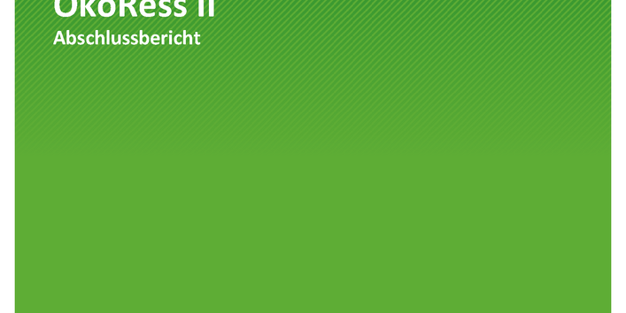 Cover der Publikation TEXTE 79/2020 ÖkoRess II