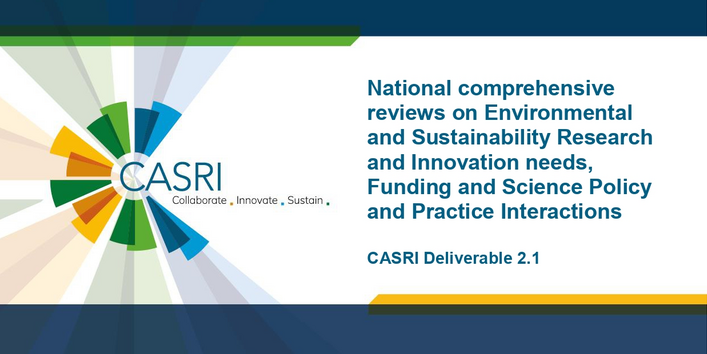 Die Coverseite des Artikels wird gezeigt, eine dunkelblaue DinA4 Seite mit weißem Feld, in dem der Titel steht. Am rechten Rand das CASRI-Logo.