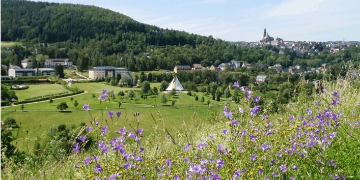 Foto des Kurparks in Bad Schlema
