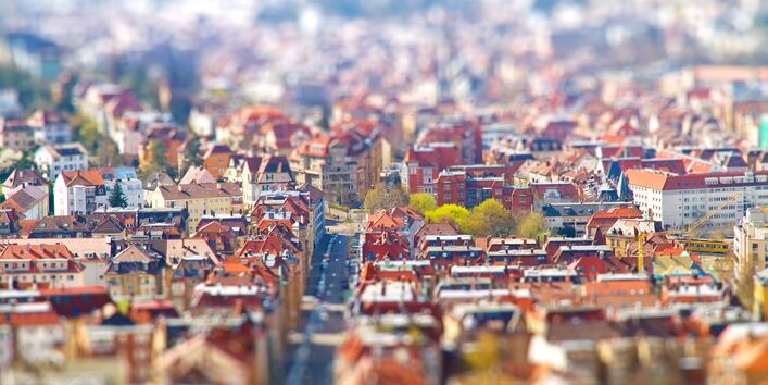 Luftaufnahme einer Stadt