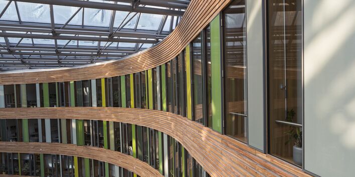 Innenansicht des UBA-Gebäudes