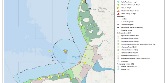 Prozentualer Anteil der Oberflächen- und Grundwasserkörper, in denen sich die angegebenen Gewässernutzungen signifikant auf das Erreichen der Bewirtschaftungsziele auswirken.