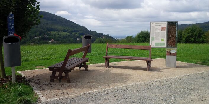 Blick vom Standort Standort Büchsenacker in Richtung Neckartal