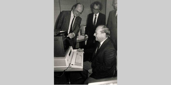 Vorstellung des Selbstwähldienstes 1984