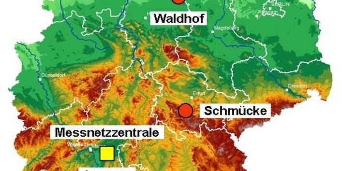 Luftmessnetz des Umweltbundesamtes (C) Umweltbundesamt