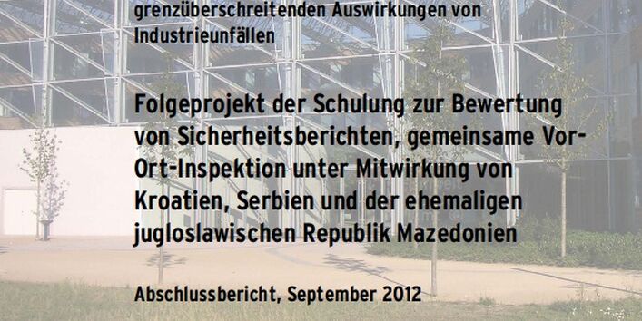 Cover Folgeprojekt der Schulung zur Bewertung von Sicherheitsberichten