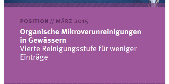 Cover Organische Mikroverunreinigungen in Gewässern