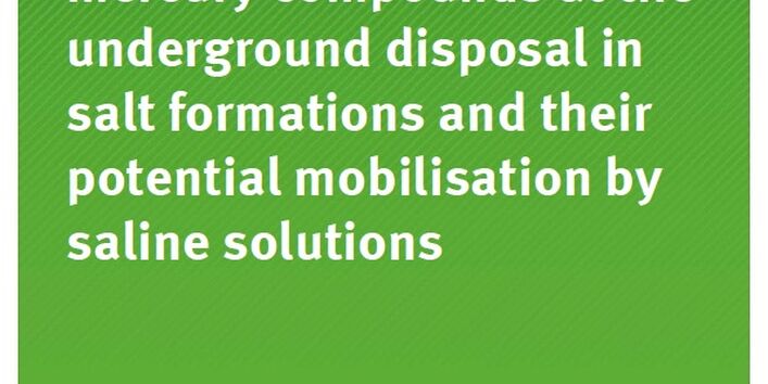 Cover 07/2014 Behaviour of mercury and mercury compounds at the underground disposal in salt formations and their potential mobilisation by saline solutions