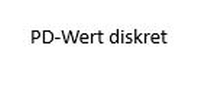 Formel PD-Wert diskret