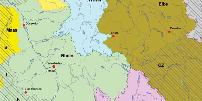 Flussgebietseinheiten in der Bundesrepublik Deutschland