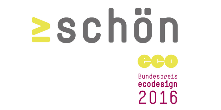 logo with the word "schön" (beautíful)