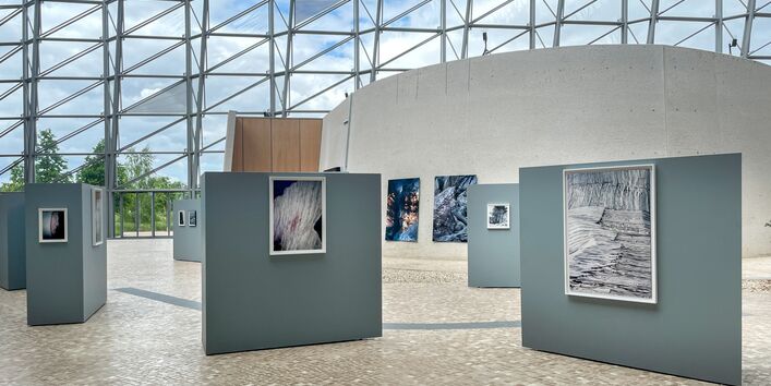 Bilder im Forum des Umweltbundesamtes in Dessau-Roßlau