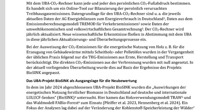 Erste Seite des Factsheets