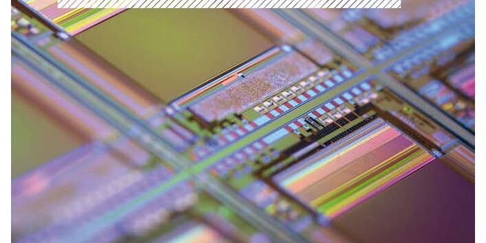 Titelseite, Nahaufnahme Mikrochip