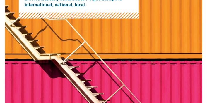 Bunte Frachcontainer