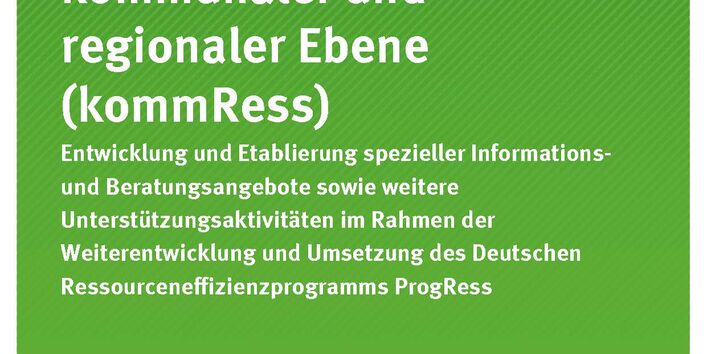 Cover_TEXTE_170-2020_Ressourcenpolitik auf kommunaler und regionaler Ebene (kommRess)