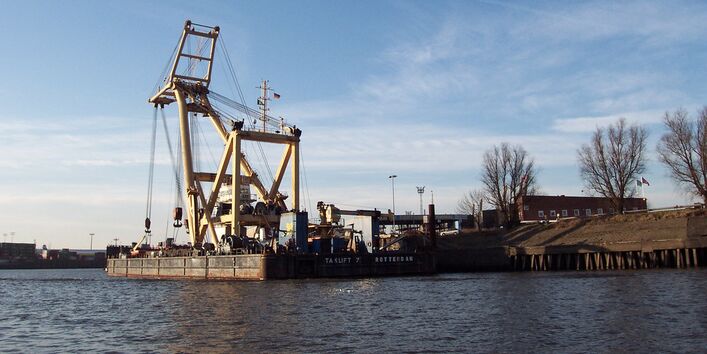 Große Häfen brauchen eine effiziente Infrastruktur.