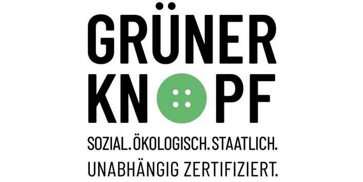 Siegel Grüner Knopf für Textilien