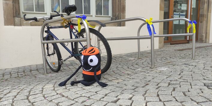 Kennzeichnung von Fahrradbügeln 