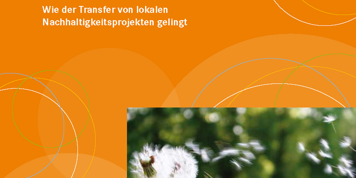Cover der Broschüre "Wege zum Erfolg - Wie der Transfer von lokalen Nachhaltigkeitsprojekten gelingt"