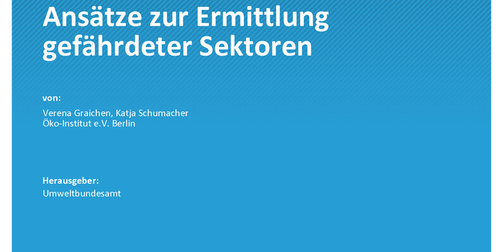 Cover der Publikation Climate Change 50/2020 Carbon Leakage im Brennstoffemissionshandel – Ansätze zur Ermittlung gefährdeter Sektoren