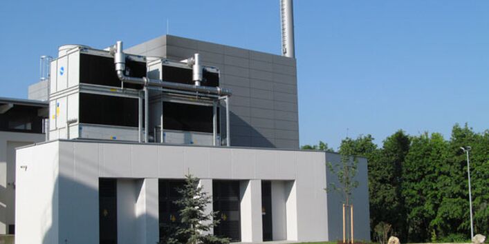 Außenansicht der Molkerei Grooper.