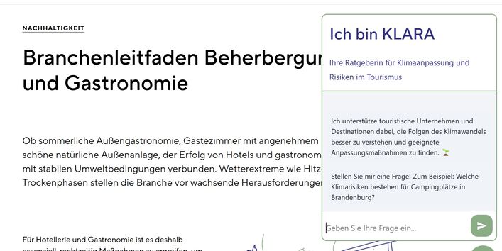 KLARA- Klimafolgenchatbot
