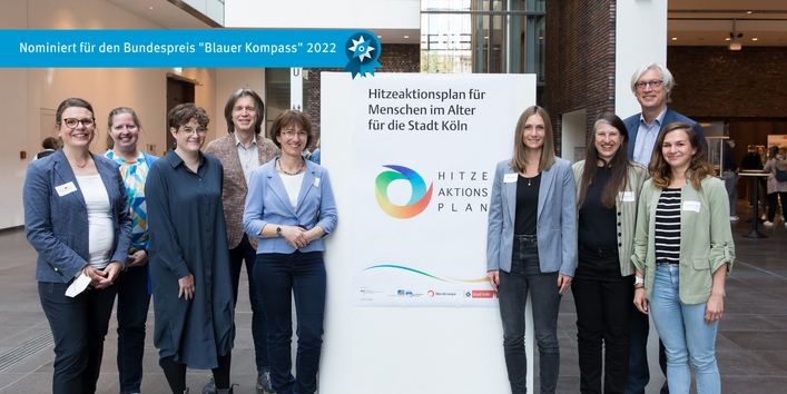 Das Bild zeigt das Projektteam der Stadt Köln zum Thema Hitzeaktionsplanung.