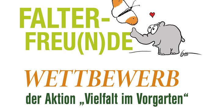 Das Bild zeigt den Schriftzug für den Wettbewerb mit dem von Otto Waalkes gezeichneten Logo