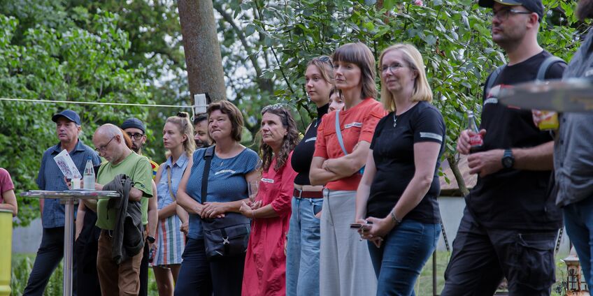 Sommerfest zum Start der Erprobungsphase des StadtLabors am 4. September 2025 in der Villa Krötenhof in Dessau-Roßlau