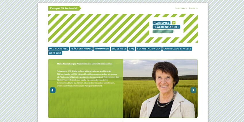 Modellversuch Flächenzertifikatehandel